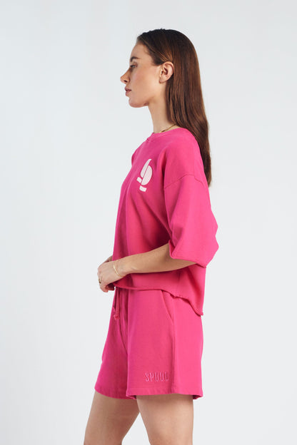 Jott Sweater-Raspberry