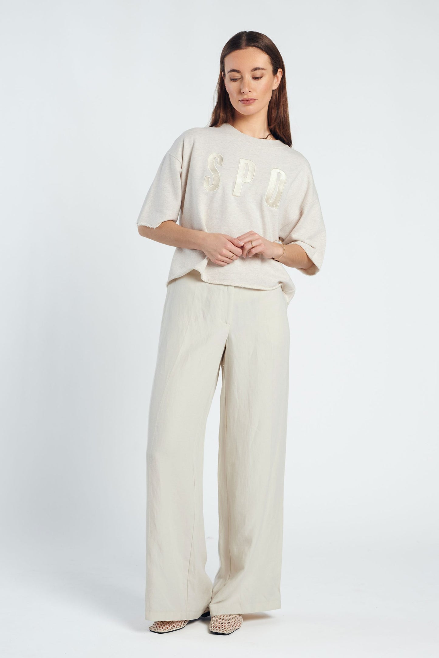 Jott Sweater-Beige Melange