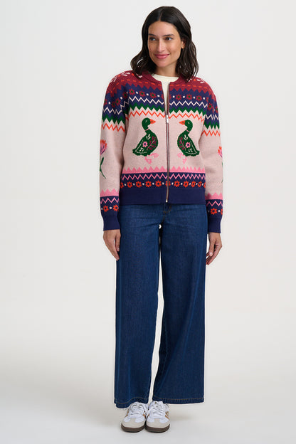 SOLANA KNITTED BOMBER JACKET