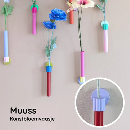 Kunstbloemen vaasje 
