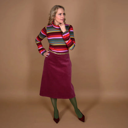 Winefruit Skirt  Bordeaux