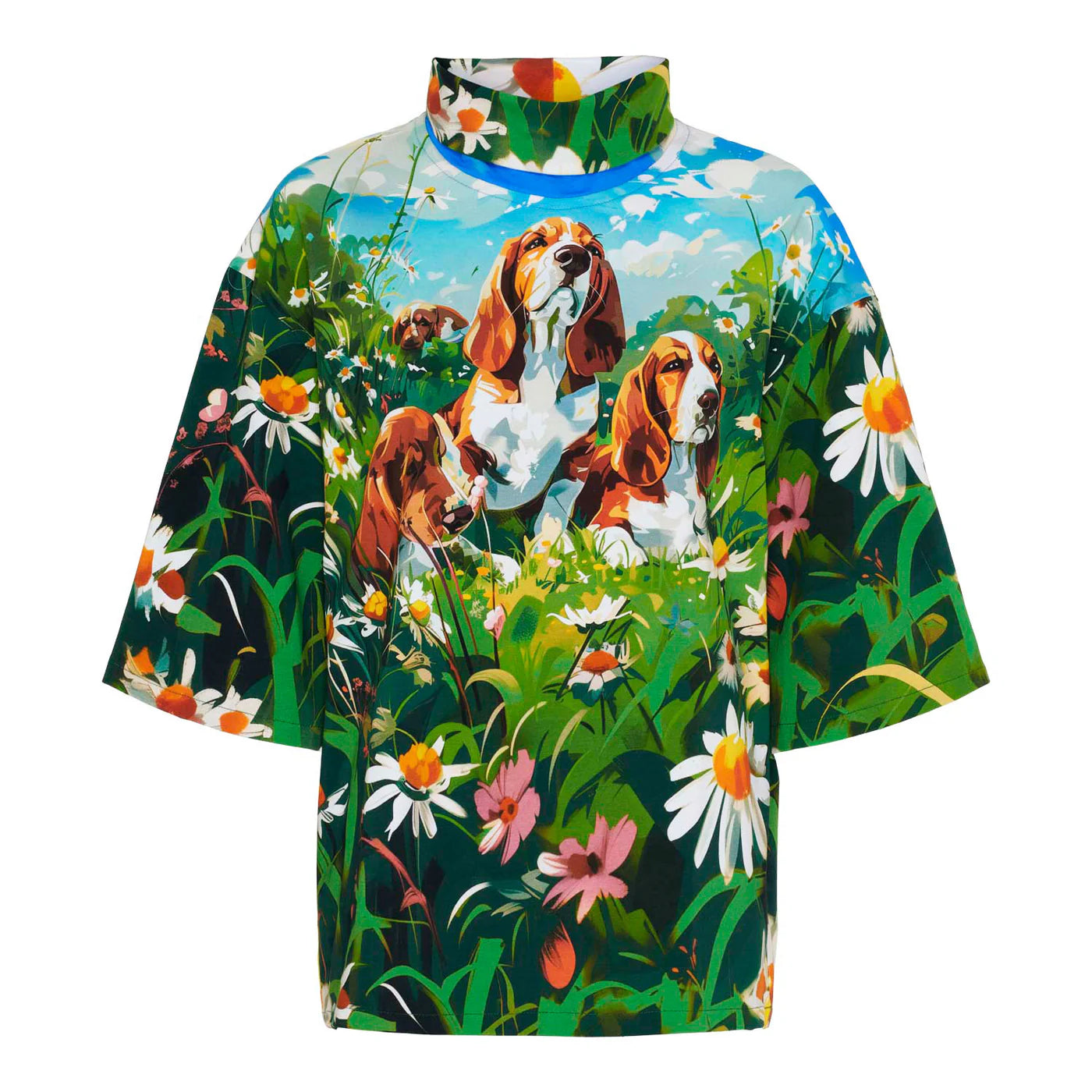 Puppy Grassland Blouse
