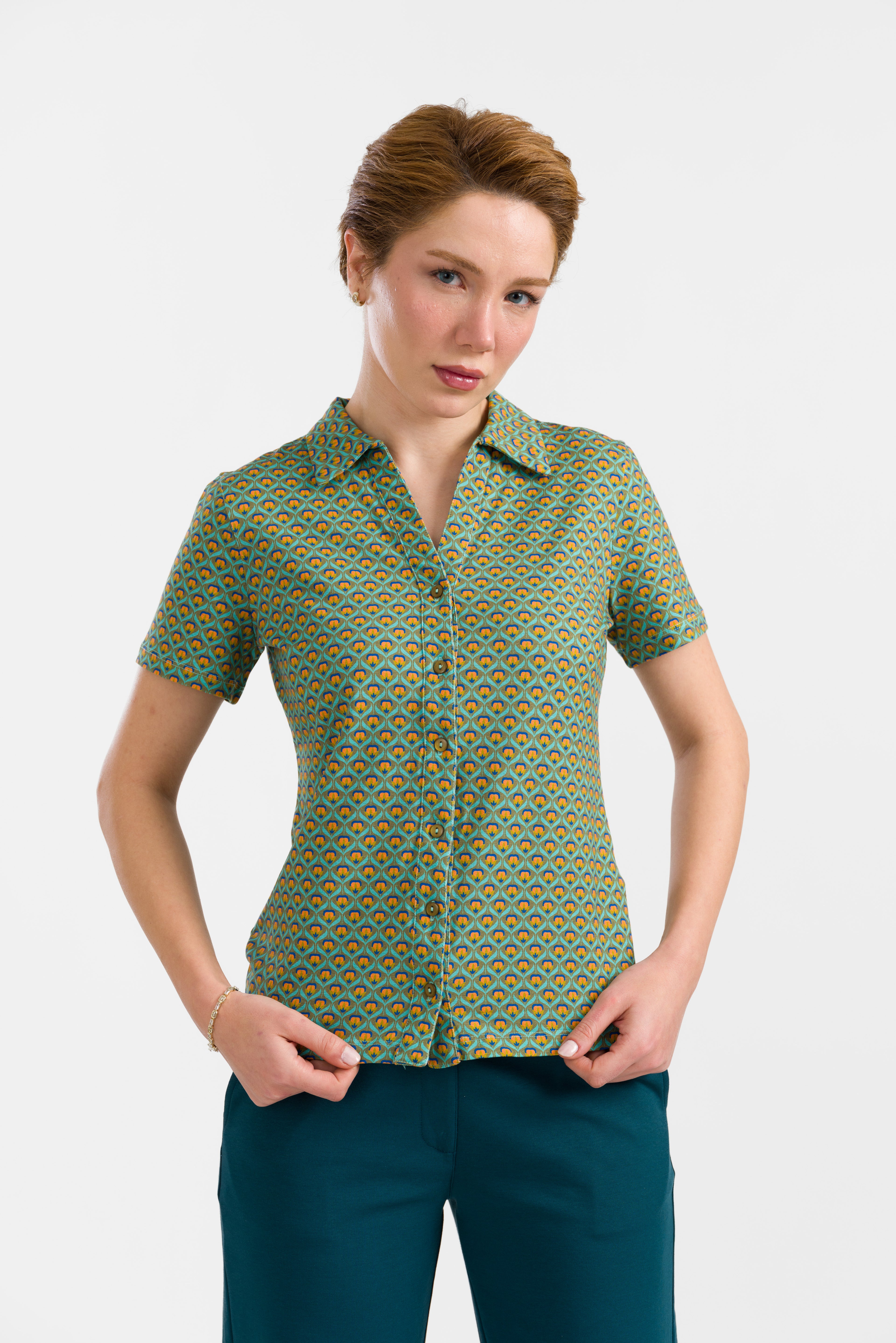 Lena Blouse Short Sleeve