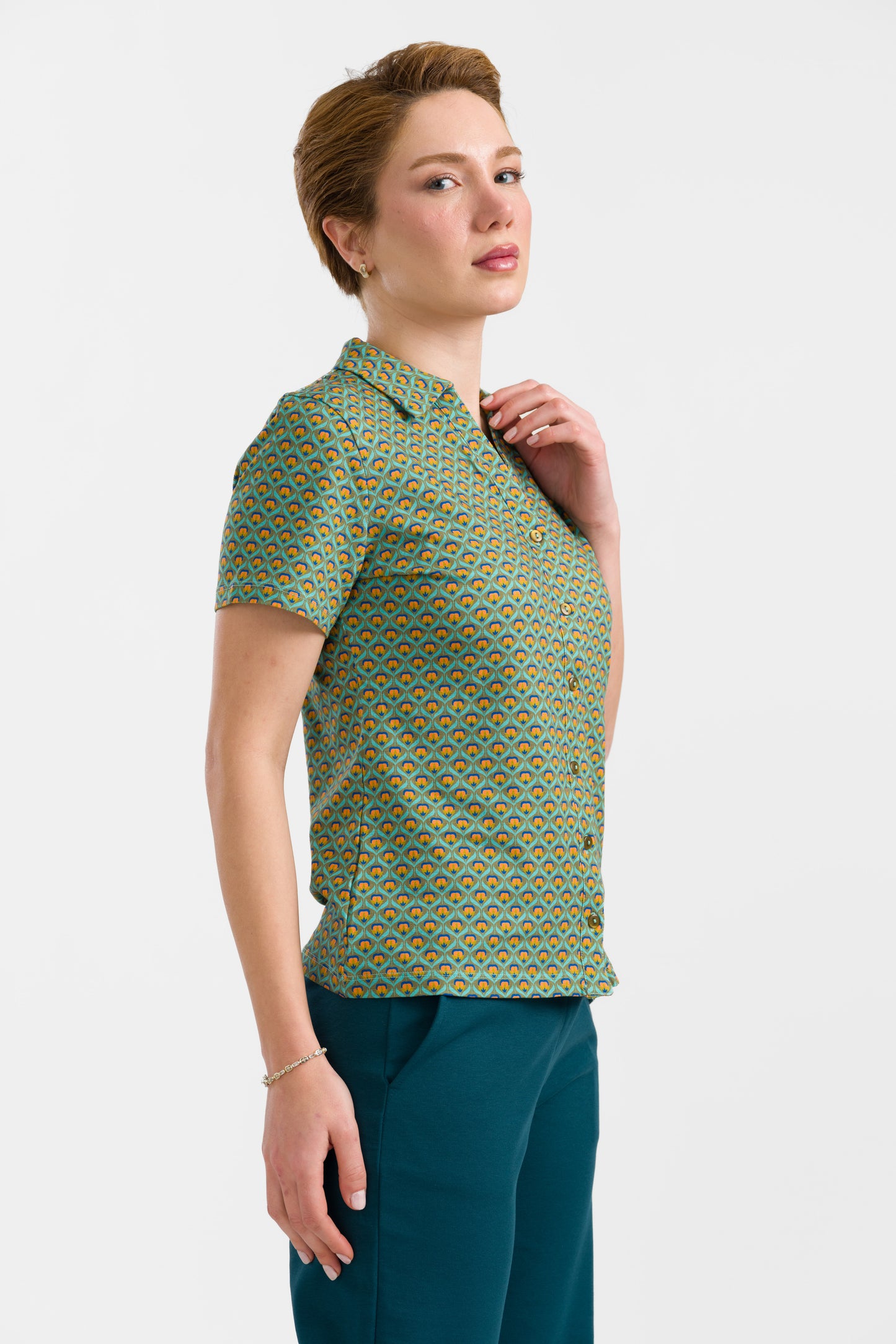 Lena Blouse Short Sleeve
