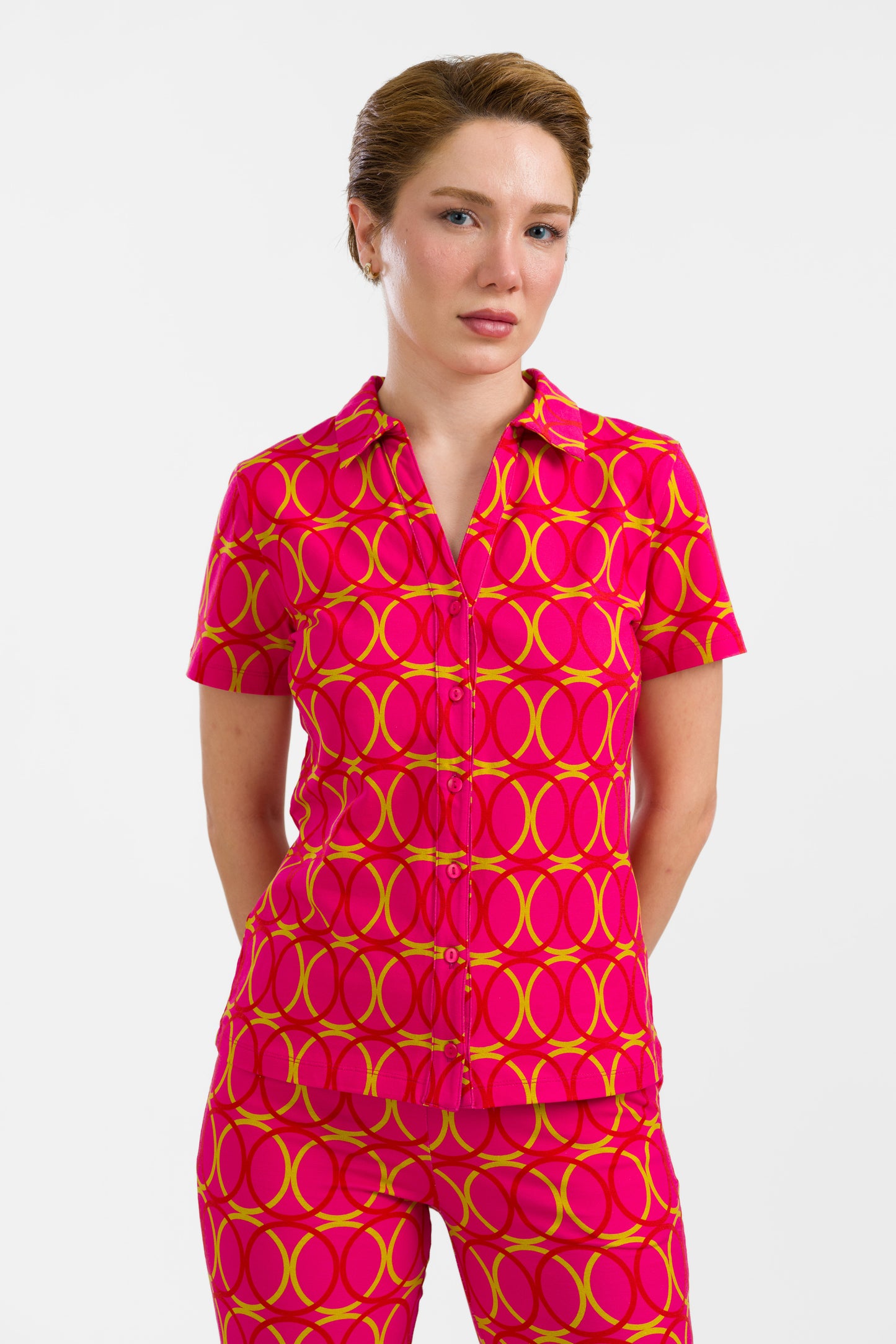 Lena Blouse Short Sleeve