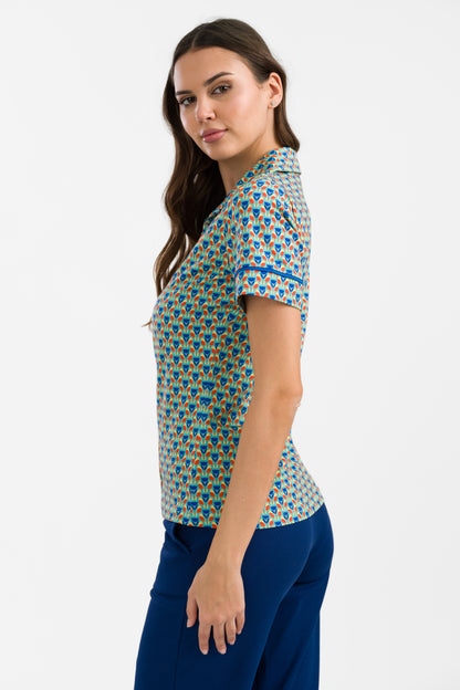 Sara Blouse Short Sleeve
