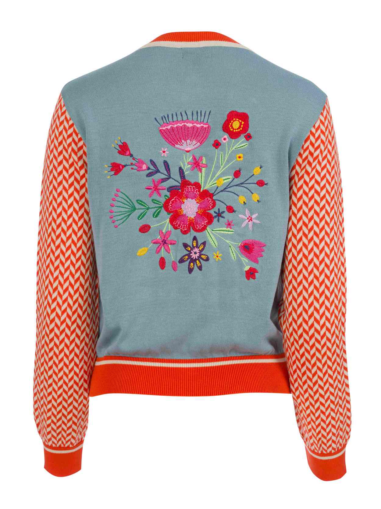 Knitwear Cardigan Flowers