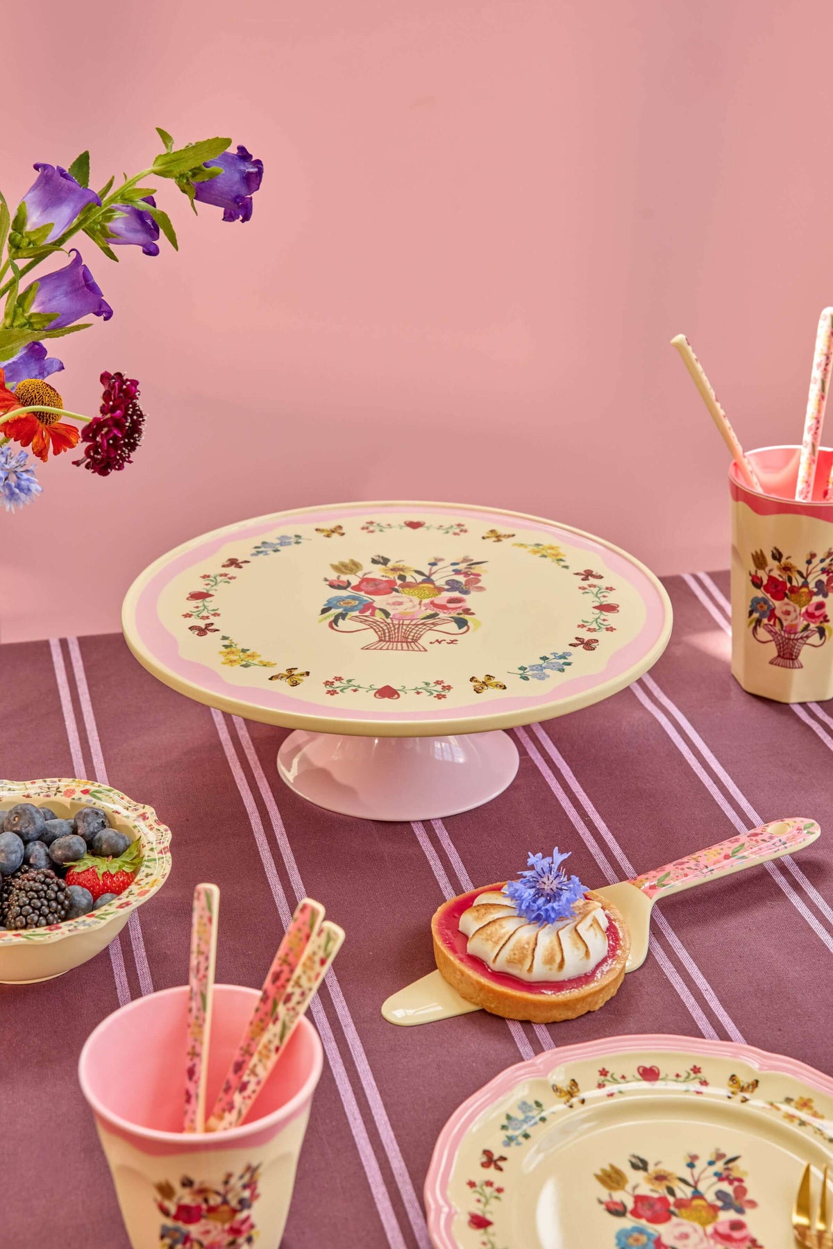 Melamine Cake Stand with Nathalie Lété