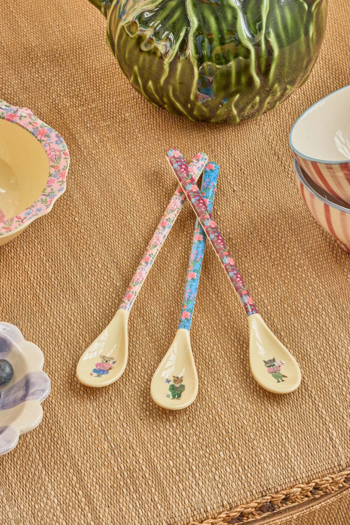 Melamine Latte Spoon Nathalie Lété Prints