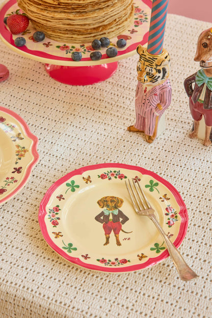 Vintage Side Plate - Red - Nathalie Lété