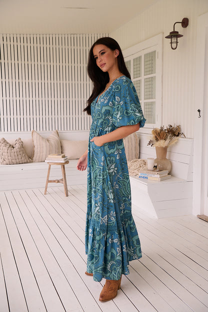 SERENADE PRINT MOLLI MAXI DRESS