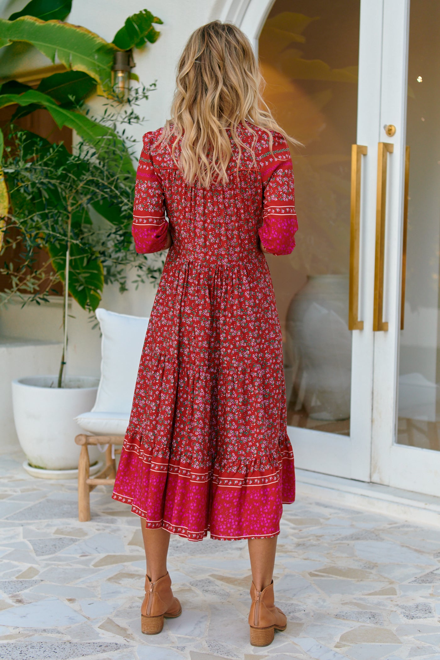 Hibiscus Print Eve Dress