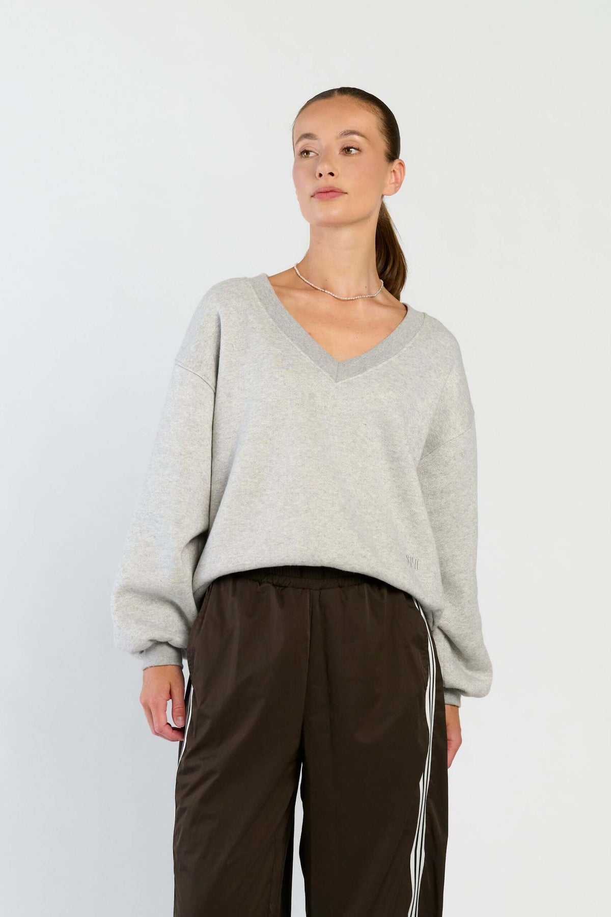 Lune Sweater Grey Melange