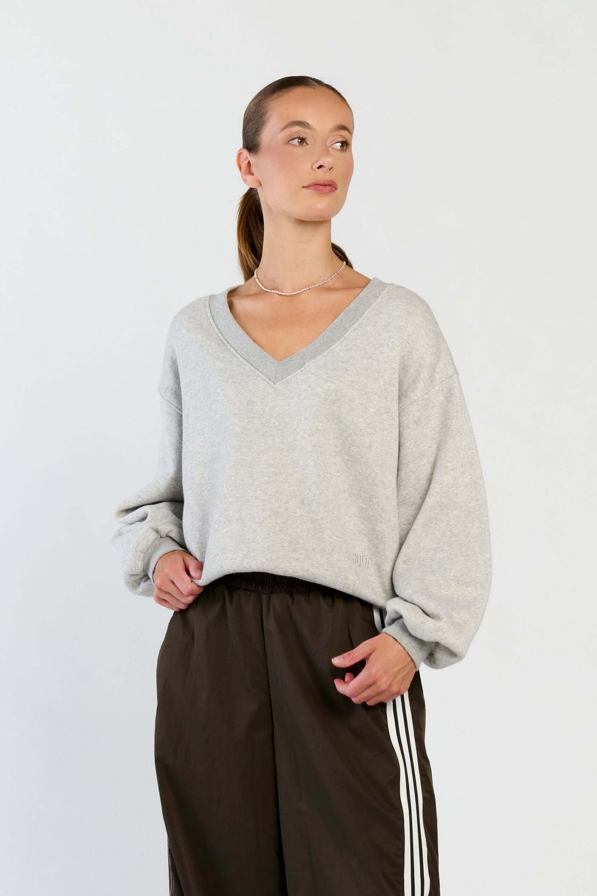 Lune Sweater Grey Melange