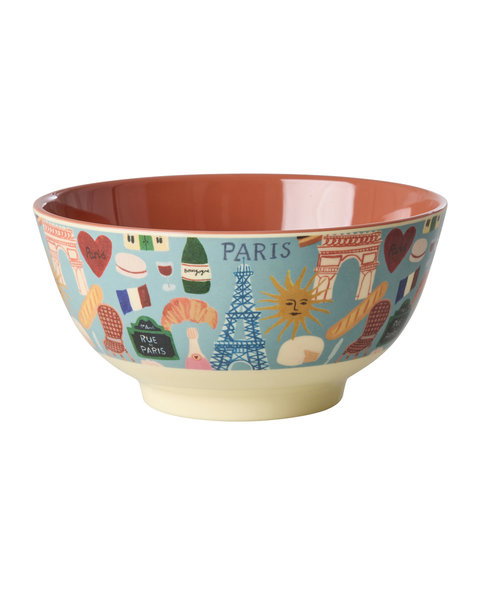 bowl met Paris print van melamine 