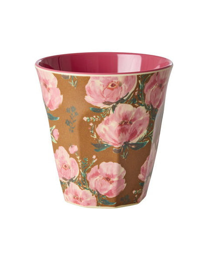 Melamine Cup with Floral Fiesta Rose Print