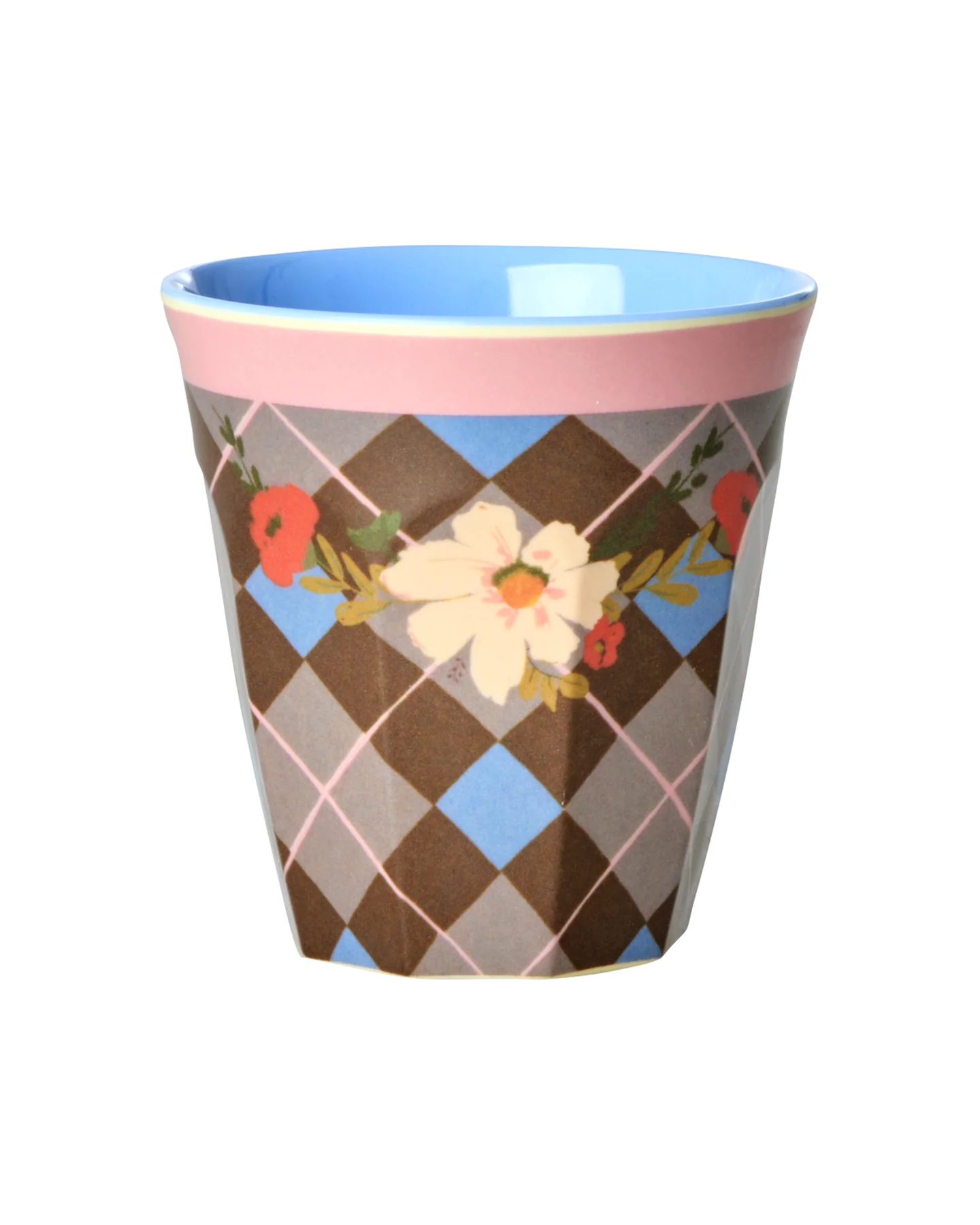 Medium Cup - Brown - Gorgeous Tile Print