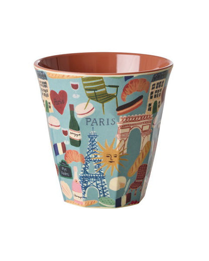 Melamine Cup with Paris Mon Amour Print