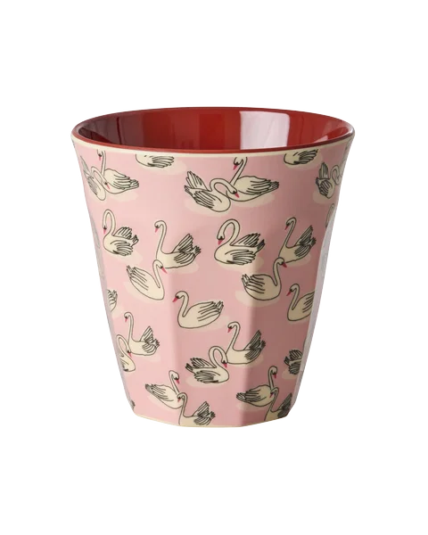 Melamine Cup with Swan in Paris Print