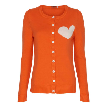 Goldfish Orange Love Cardigan