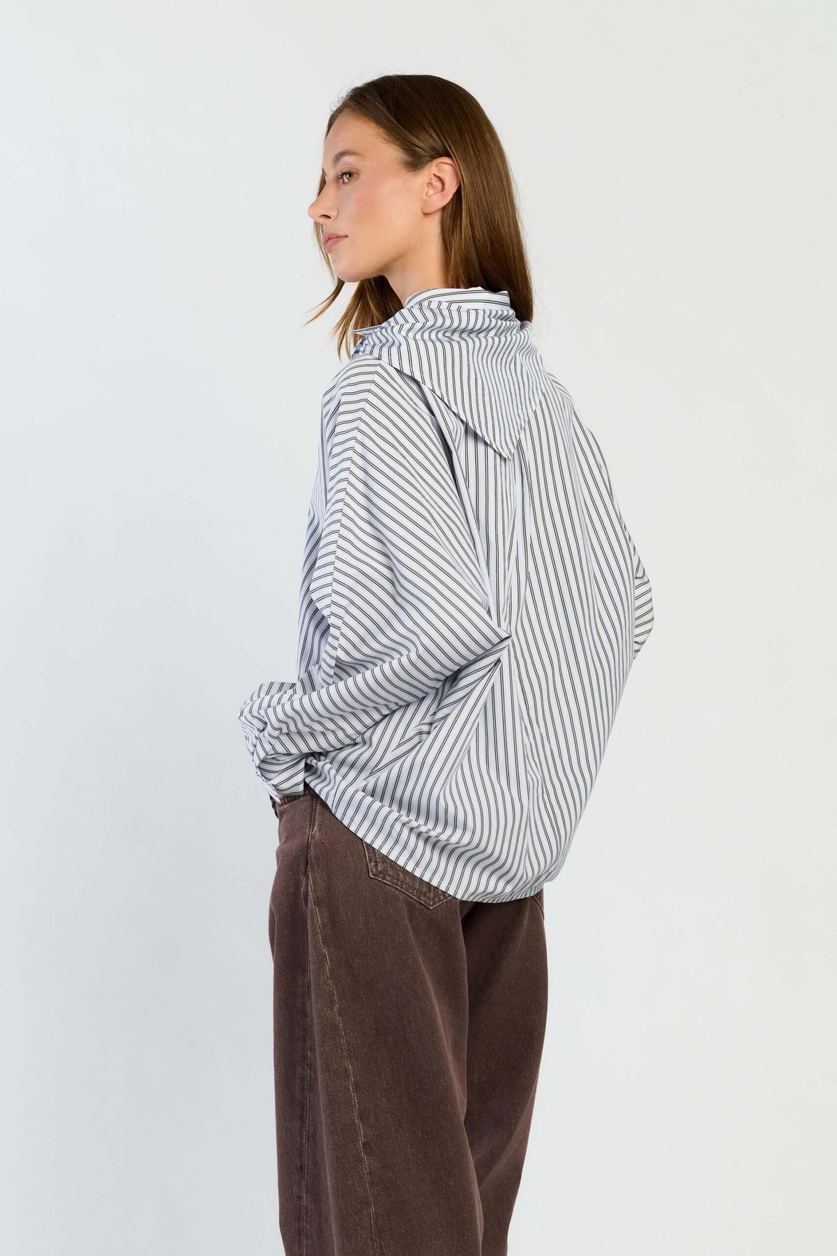 Mara Blouse Blue Stripe