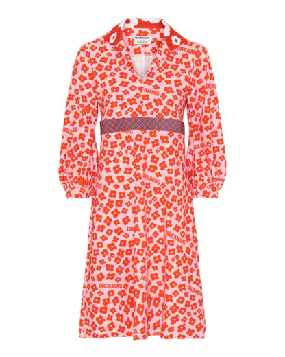 OUTLET item! Margot jurk rood.