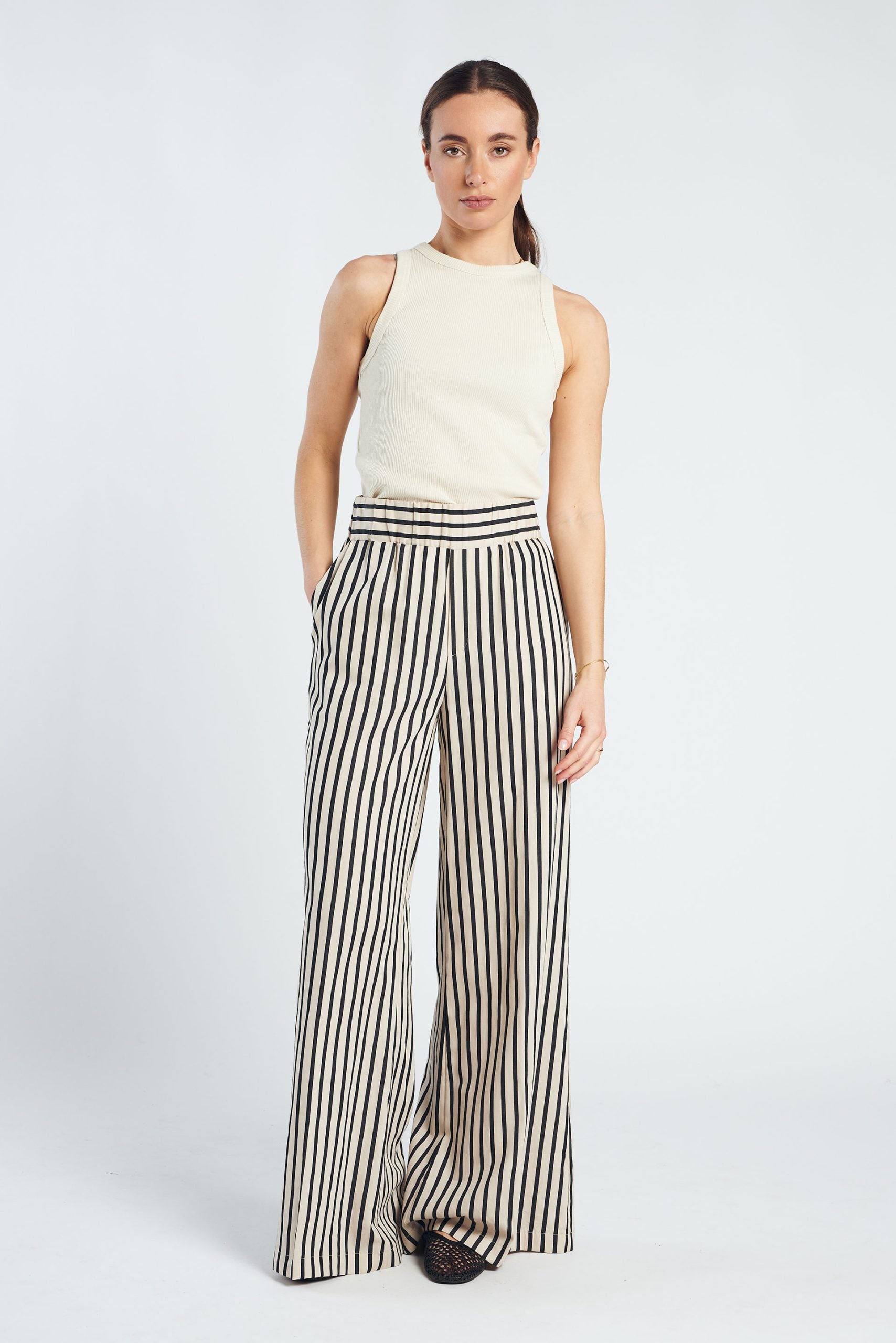 Mickey Pants Striped