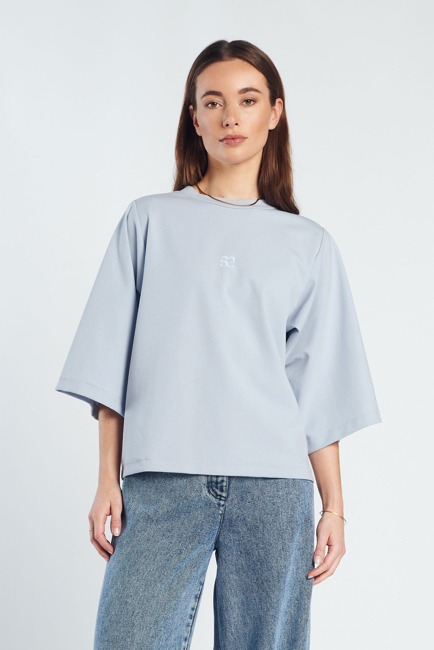 Oversized Tee-Light Blue