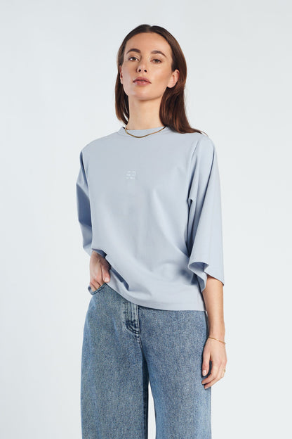 Oversized Tee-Light Blue