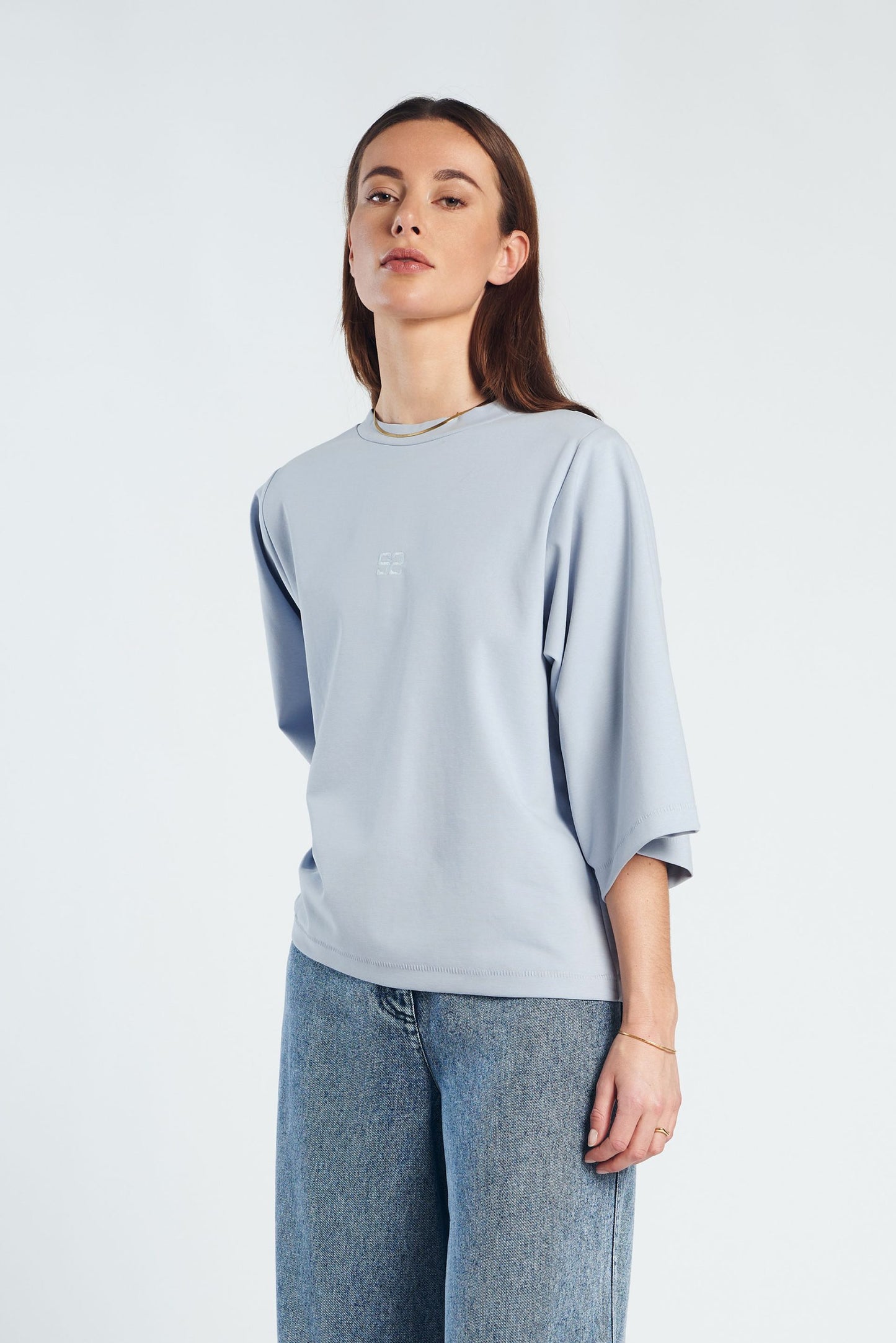 Oversized Tee-Light Blue