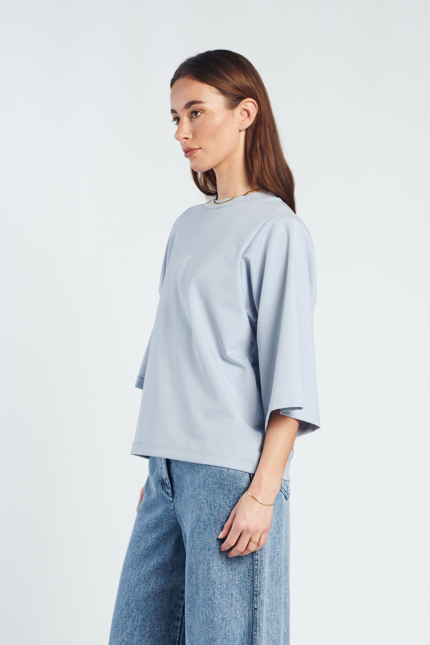 Oversized Tee-Light Blue