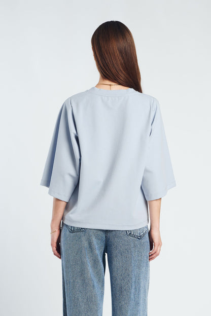 Oversized Tee-Light Blue