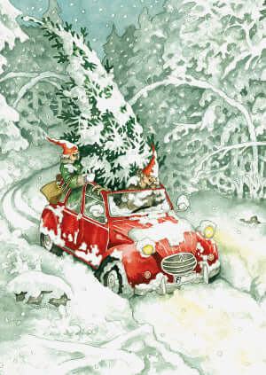 Postkaart Kerst