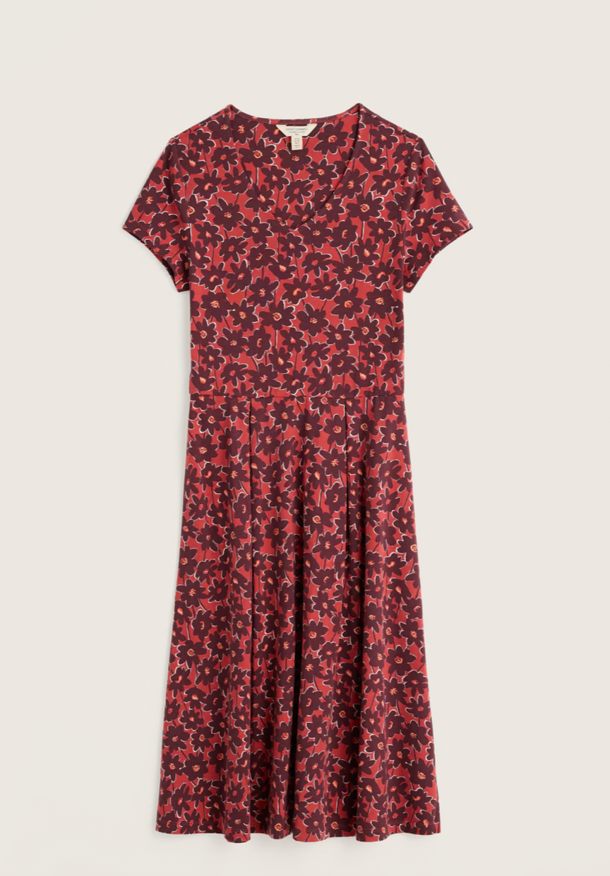 Pier View Dress-Inked Cosmos Masala