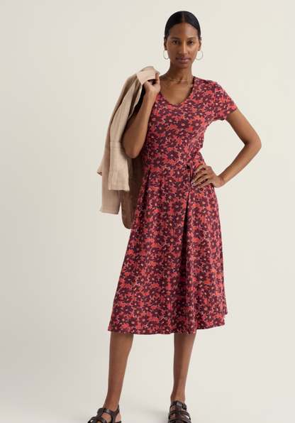 Pier View Dress-Inked Cosmos Masala