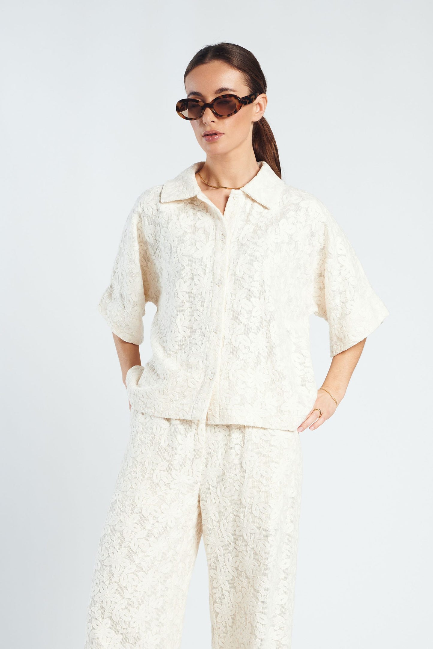Rosi Top-Ecru