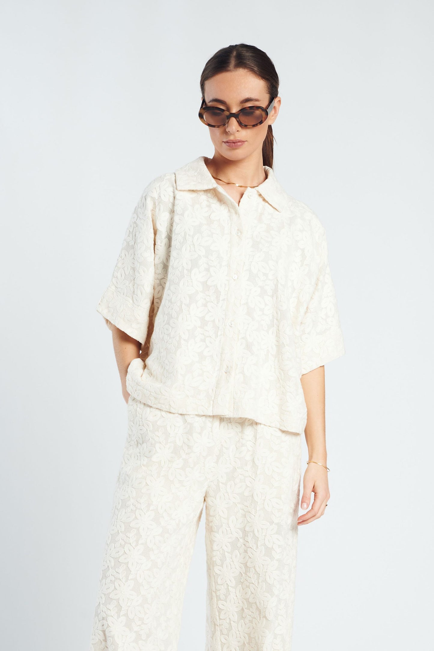 Rosi Top-Ecru