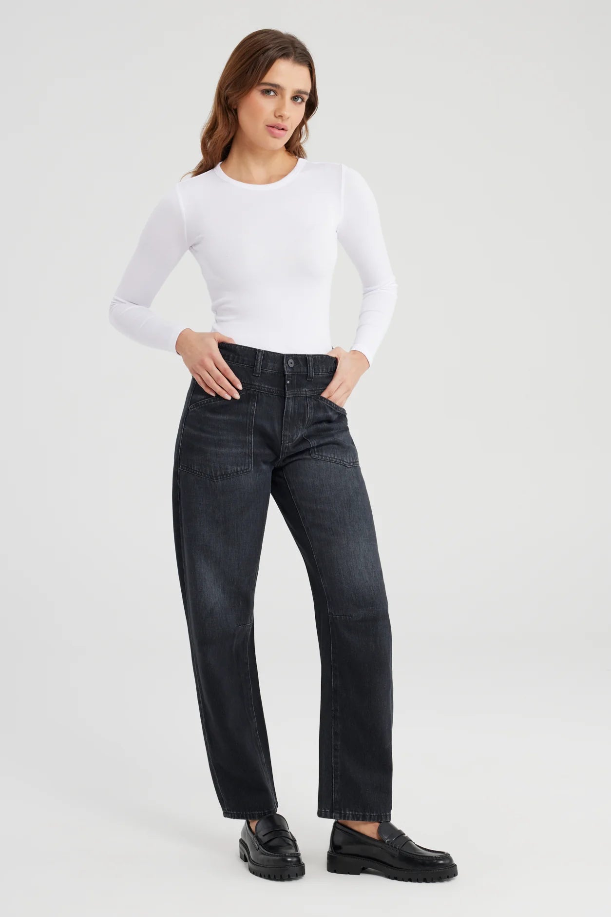 Selena jeans Black