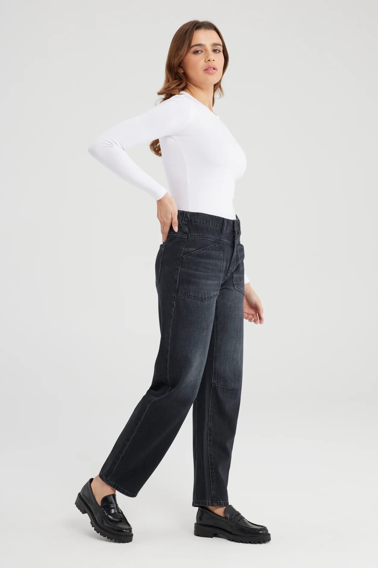 Selena jeans Black