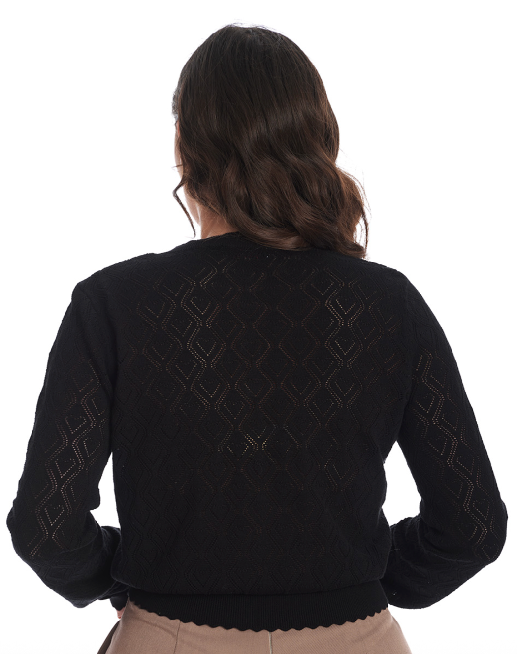 Cardigan Heart Zwart