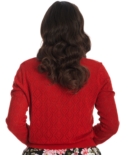 Cardigan Heart  Roest