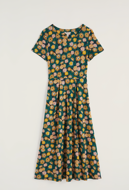 Veronica Dress-Marigold Meadow Inkwell