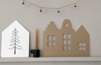 Forex Trapgevel huisje Terra Bruin