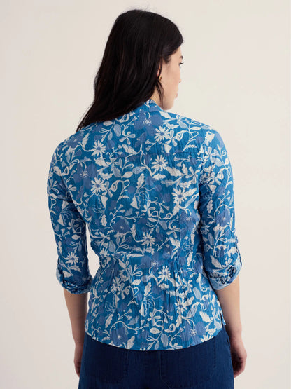 Larissa Blouse Sailboats