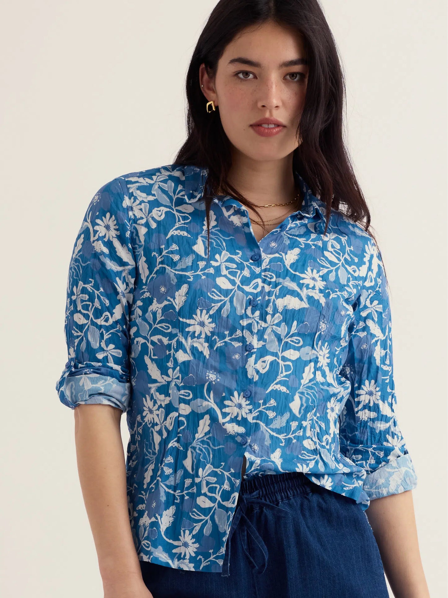 Larissa Blouse Sailboats