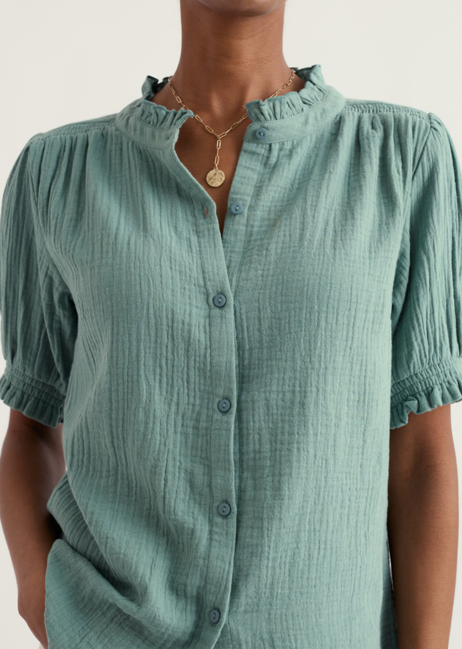 Shore Path Shirt-Sardine