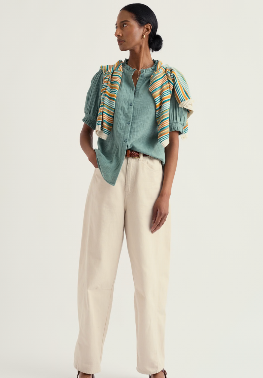Shore Path Shirt-Sardine