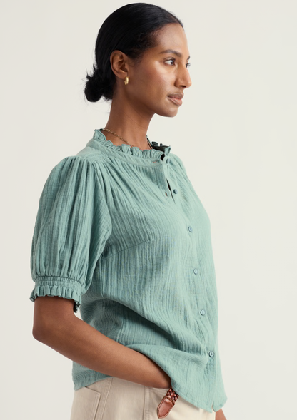 Shore Path Shirt-Sardine