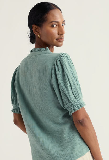 Shore Path Shirt-Sardine