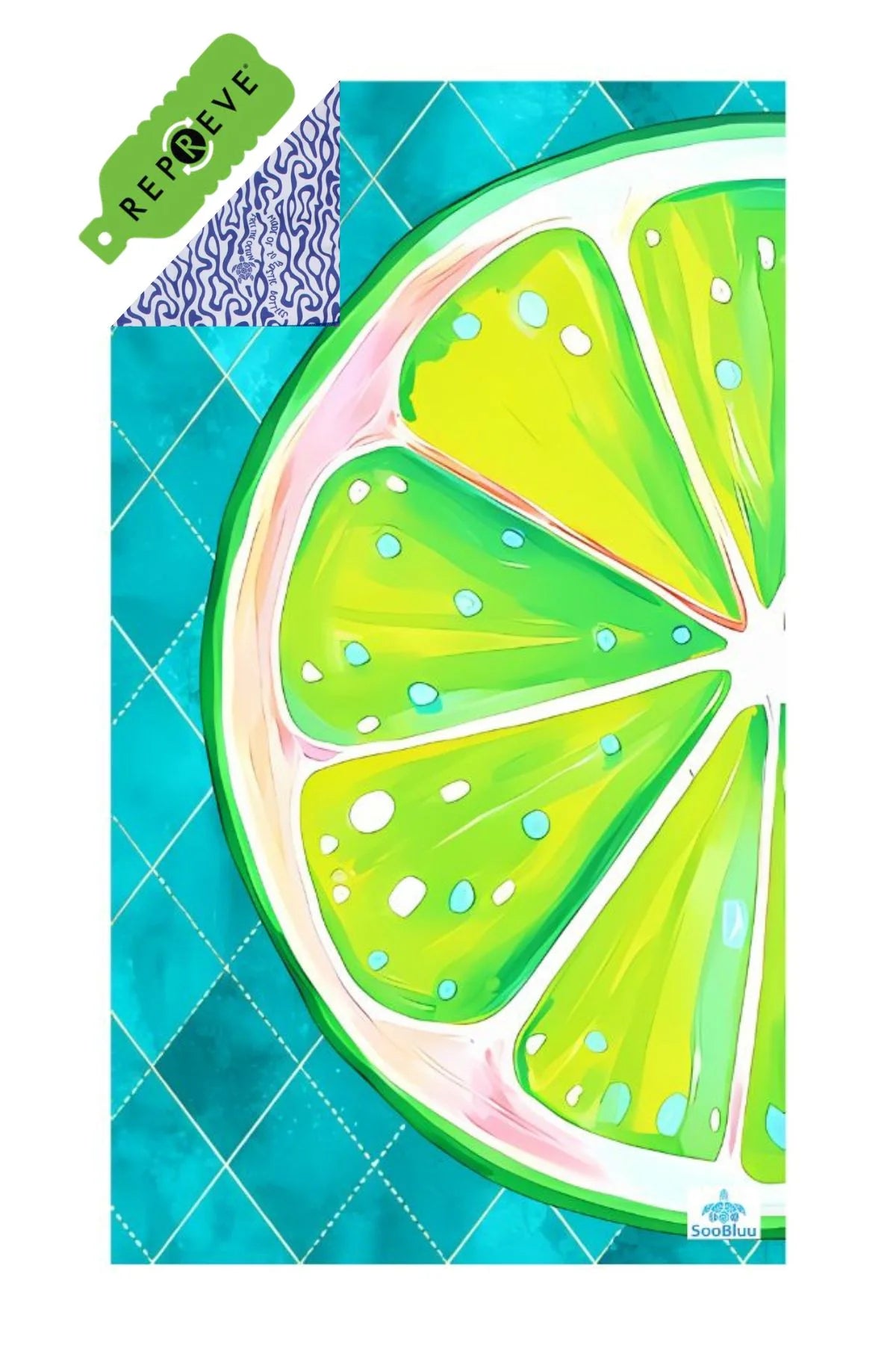 Travel Beach Towel Lime XS